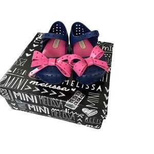 Melissa Kids Shoes - Navy Blue and Pink